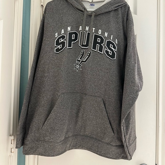 NBA Other - NBA TX3 WARM PULLOVER SAN ANTONIO SPURS HOODIE MENS X-LARGE Gray Black